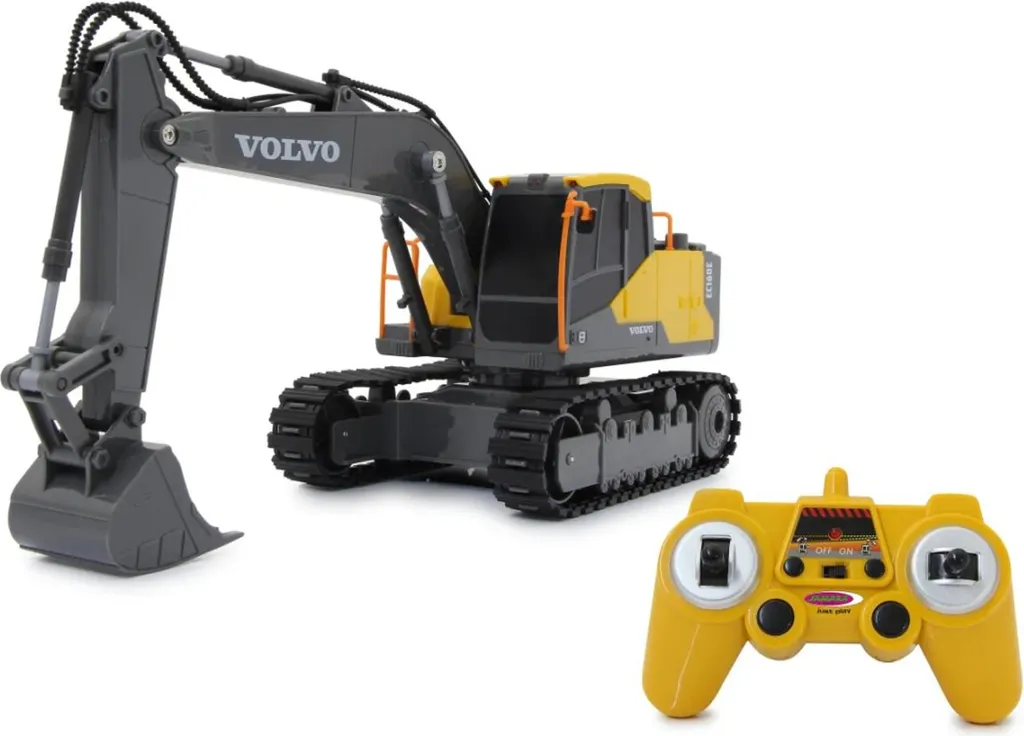 Jamara Volvo EC160E 1:26 - Pelleteuse robuste sans interférence 2,4GHz