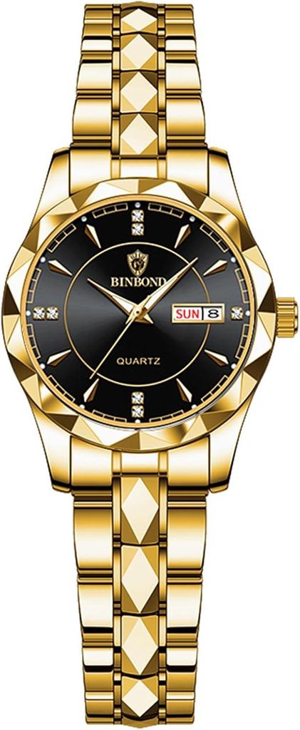 Watch Für Damen, 3ATM Wasserdicht Kalender diamantförmiges Produktbild 