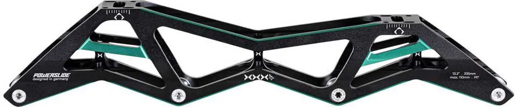 Platines Roller Vitesse 3x125 Powerslide Rapid 305mm Haute Performance - 7