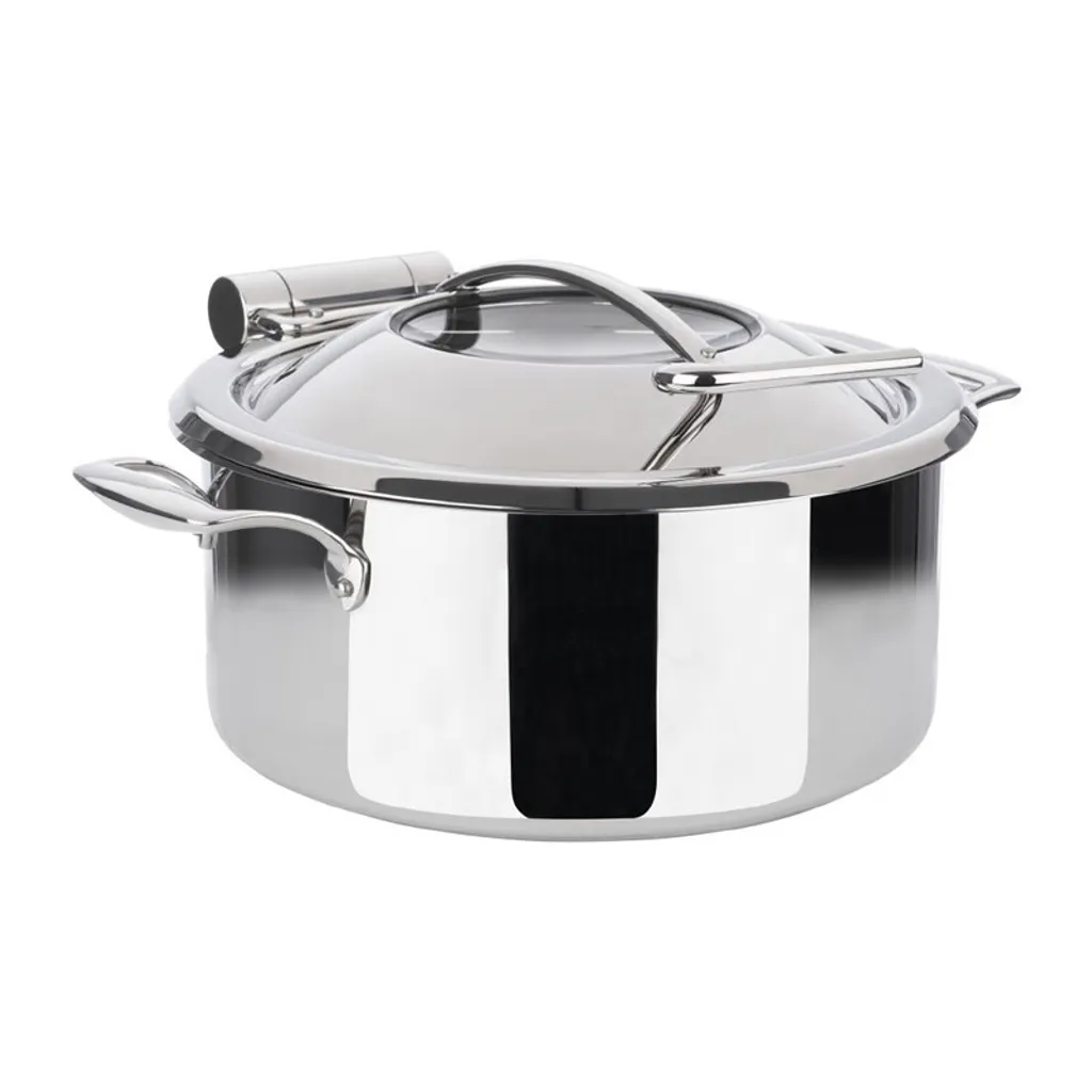 Chauffe-plat Chafing Dish Professionnel APS en Inox pour Buffets Chauds
