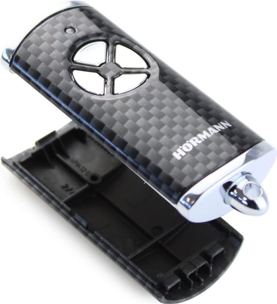 Hörmann Handsender Cover HSE4BS Hochglanz Carbon Optik Image du produit 