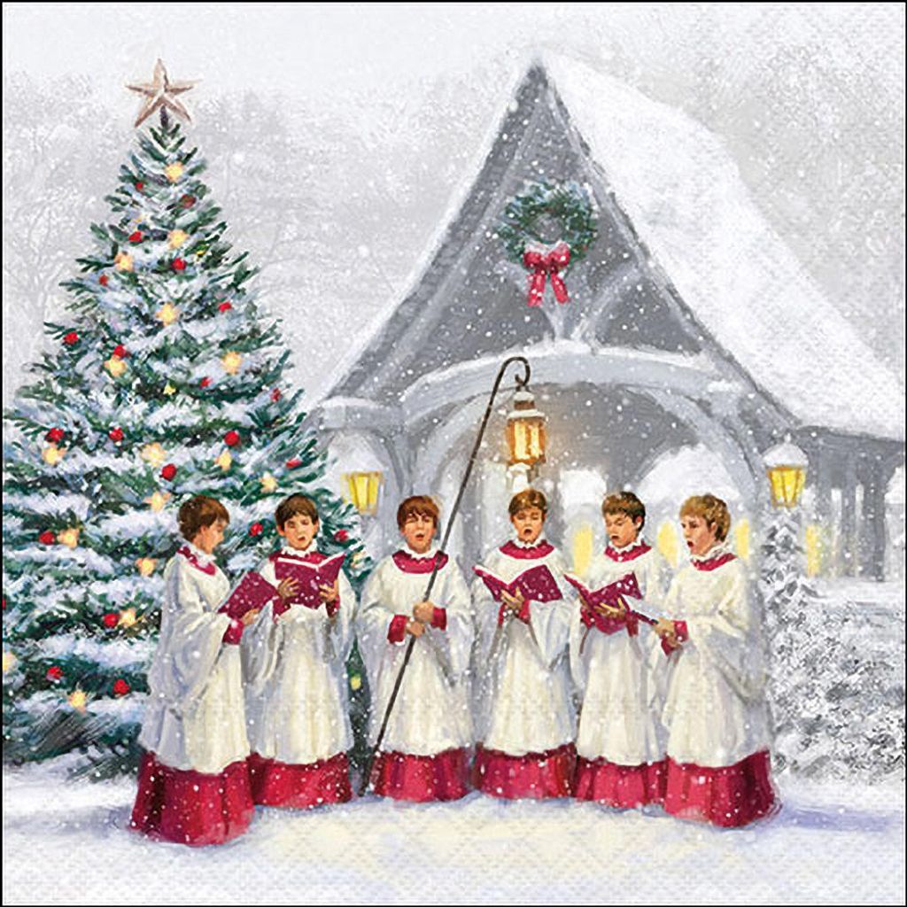 Weihnachten – Servietten Lunch – Napkin Lunch – Format: 33 x 33 cm –