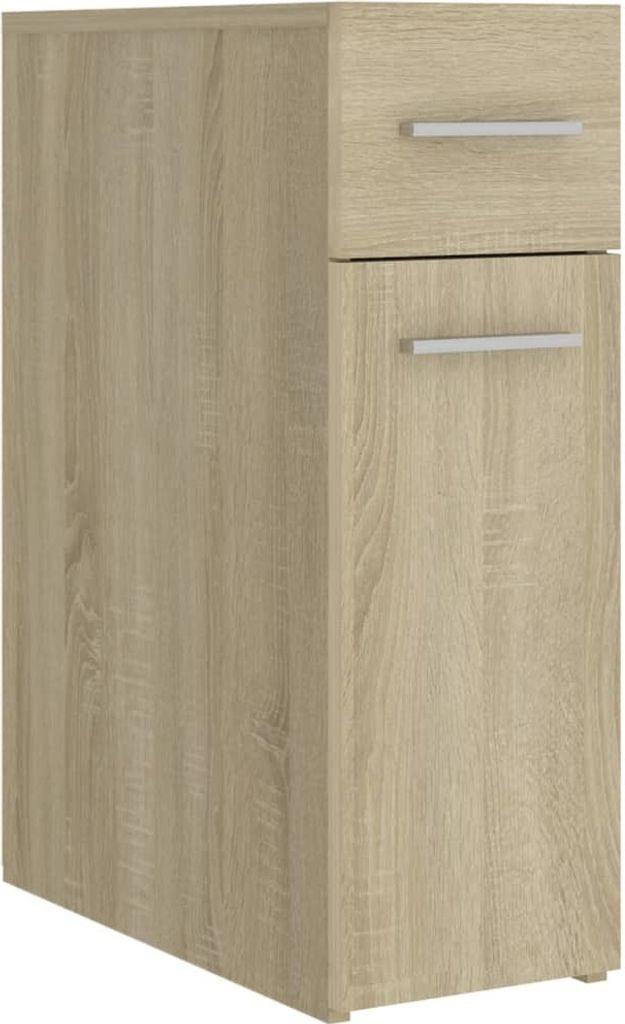 vidaXL Armadio per farmacia rovere Sonoma 20x45,5x60 cm Immagine del prodotto 