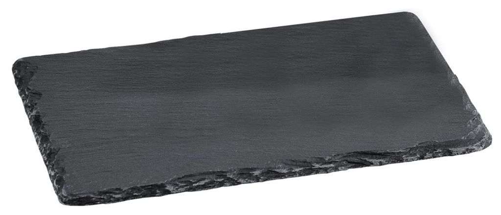 4X Buffetplatte Material Melamin Maße 54,5 x 25,0 x 2,0 cm Farbe schwarz 