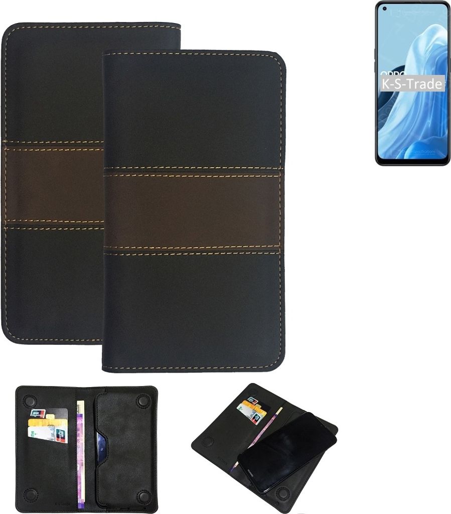 K-S-Trade Hülle Handyhülle kompatibel mit Oppo Reno8 Lite 5G Schutzhülle Walletcase Bookstyle Tasche Schutz Case Handytasche Wallet Cover