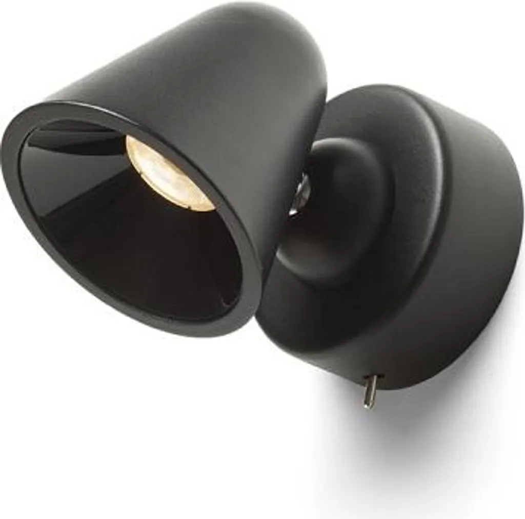 Offerta STIG Parete Nero LED 5,6W 34° 3000K - Disponibilità Immediata