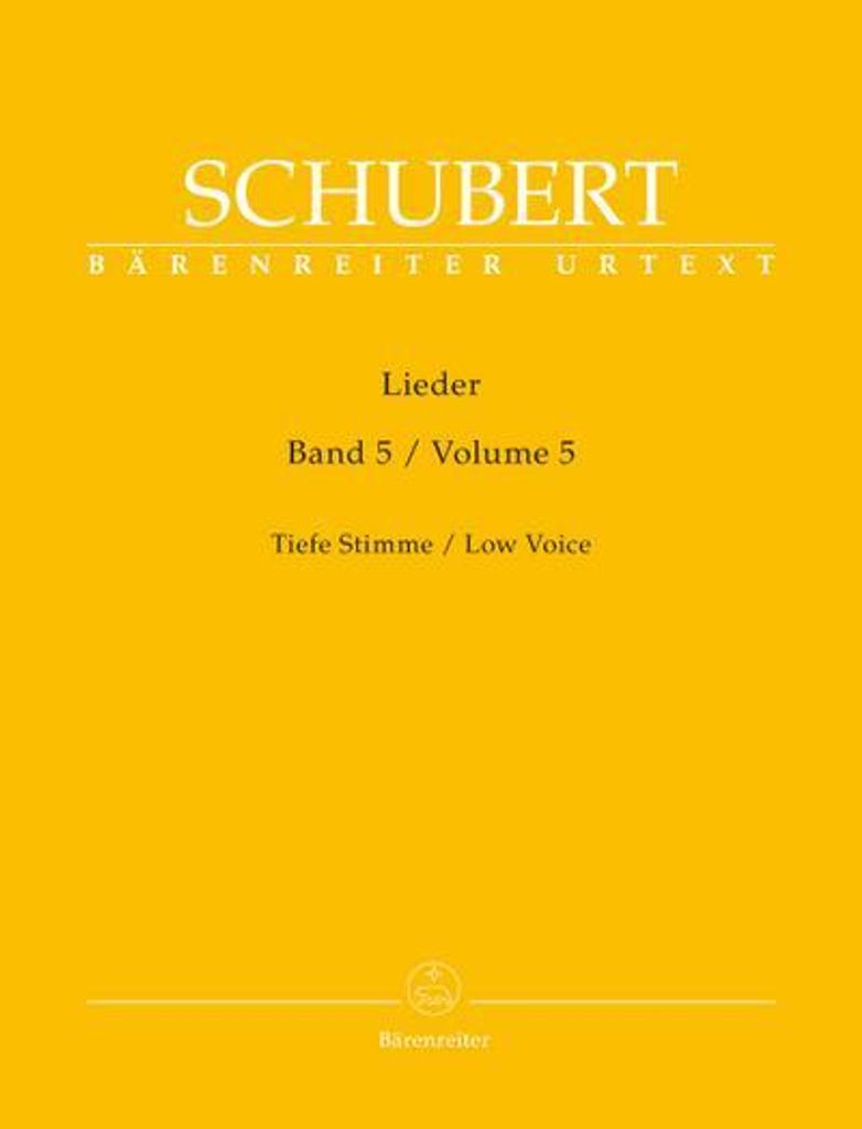 Schubert, F: Lieder für Singstimme und Klavier 5