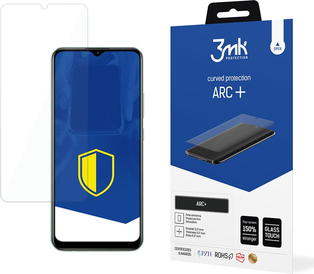 3mk Display Schutzfolie ARC+ für Realme Narzo 50i 0,17mm Self-Heal