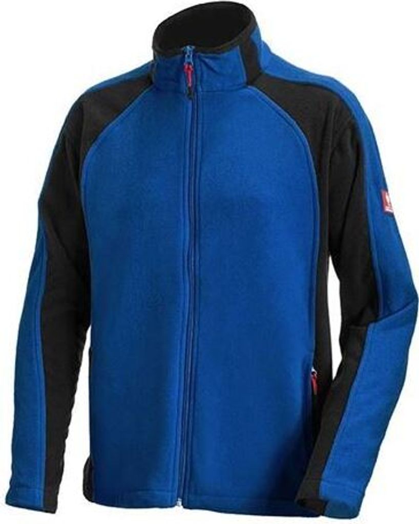 Engelbert Strauss Kinder Fleece Jacke Dryplexx® - Rot/Schwarz Mit Reflexstreifen