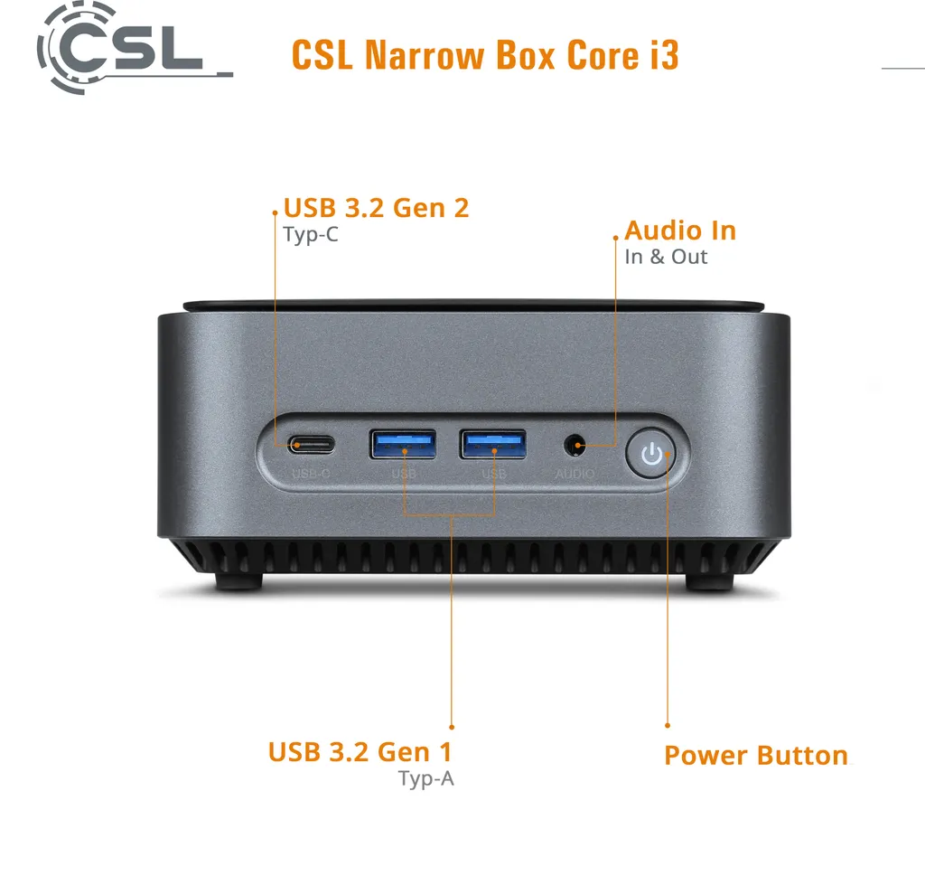 Unité Centrale Compacte Core i3 8 Go RAM 500 Go SSD sous Windows 11 - 3