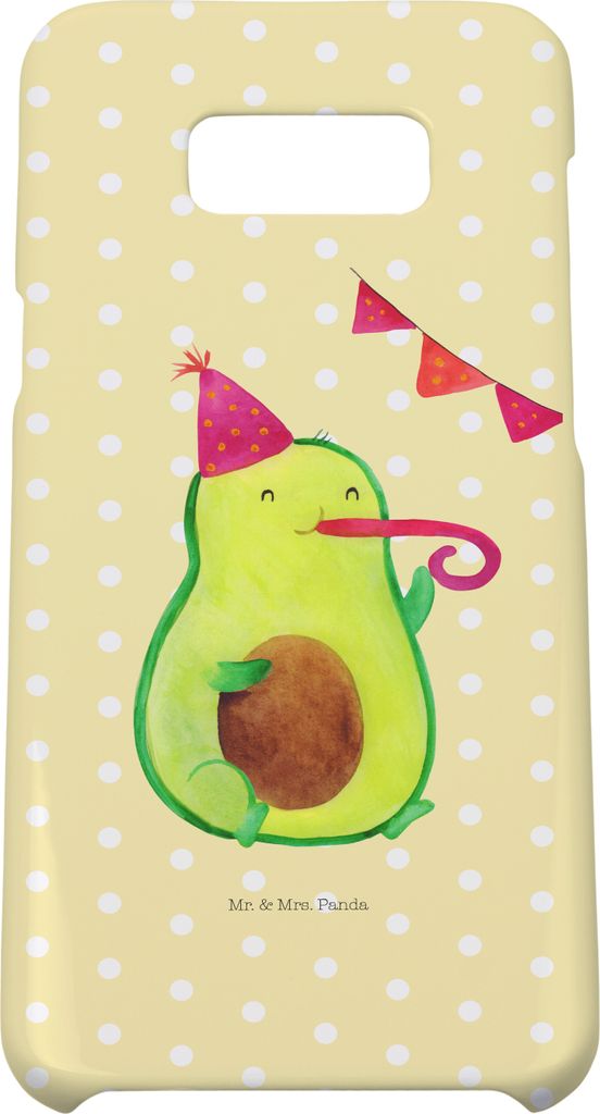 Mr. & Mrs. Panda Samsung Galaxy S8 plus Handyhülle Avocado Geburtstag - Gelb Pastell - Geschenk, Party, Handy Case, Feier, Hülle, Überraschung, ...