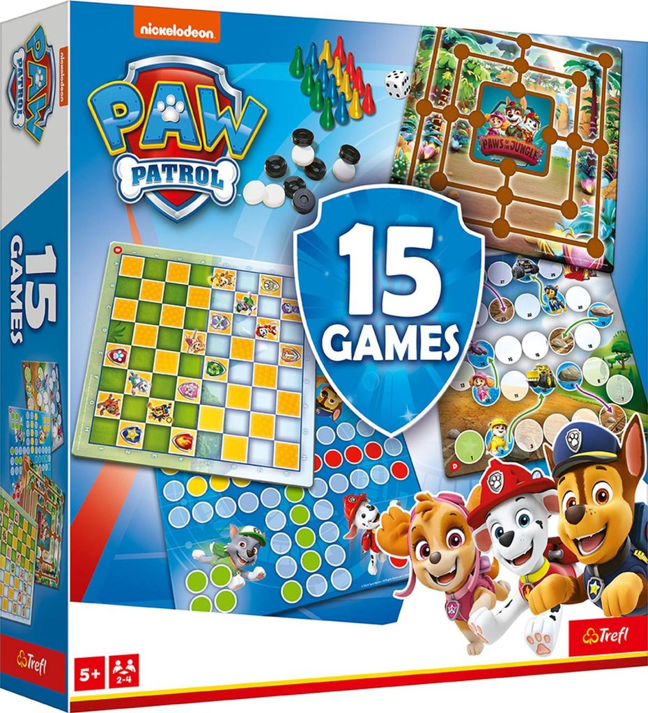 Trefl TREFL PAW PATROL Set of 15in1 games Produktbild 