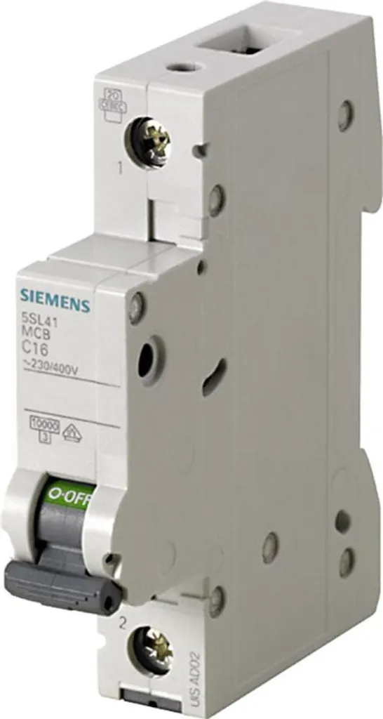 Disjoncteur Siemens 1A 5SL4101-6 haute performance 230V 400V durable