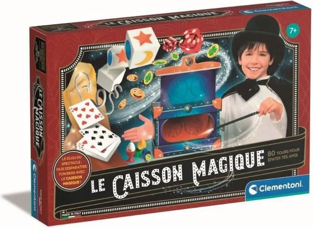 Coffret de magie enfant Clementoni Le Caisson Magique tour de disparition