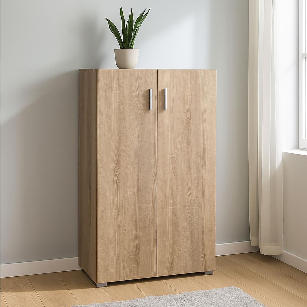 Sideboard Kommode 2 Türen Sonoma Schrank Stauraum 60 x 115 cm