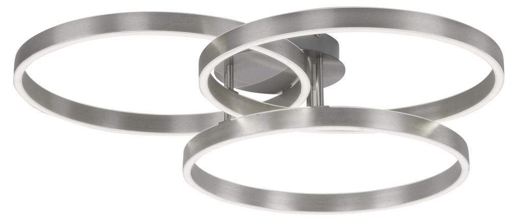 PAUL NEUHAUS Plafoniera LED 6233-55 acciaio, 48 W, 5000 lm, Immagine del prodotto 