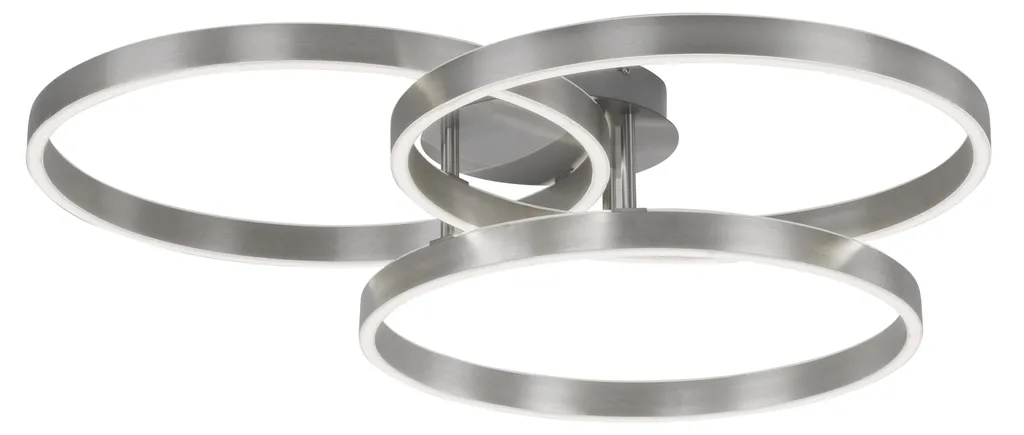 Plafonnier LED 5000lm avec Température Couleur Variable CCT 48W Acier