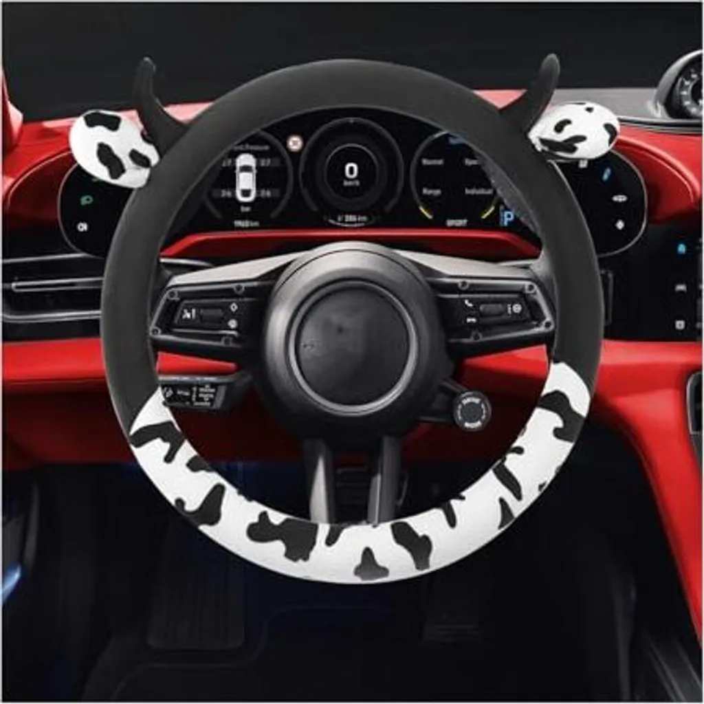 Jnnj coprivolante, protezione universale traspirante invernale calda antiscivolo, decorazione auto accessori donna