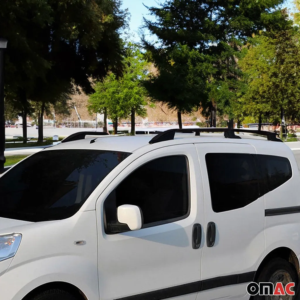 Barre da Tetto Nere per Dacia Dokker 2012-2021 | Alluminio Aero - 2