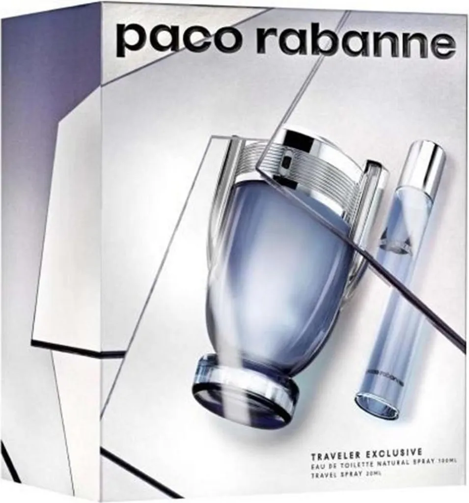 Rabanne Invictus Set EDT 100ml + 20ml | Profumo Uomo Vittoria Originale - 4