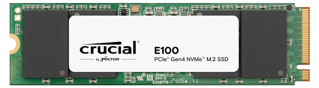 M.2 2TB Crucial E100 NVMe Type 2280 OEM Version (Tray) Immagine del prodotto 