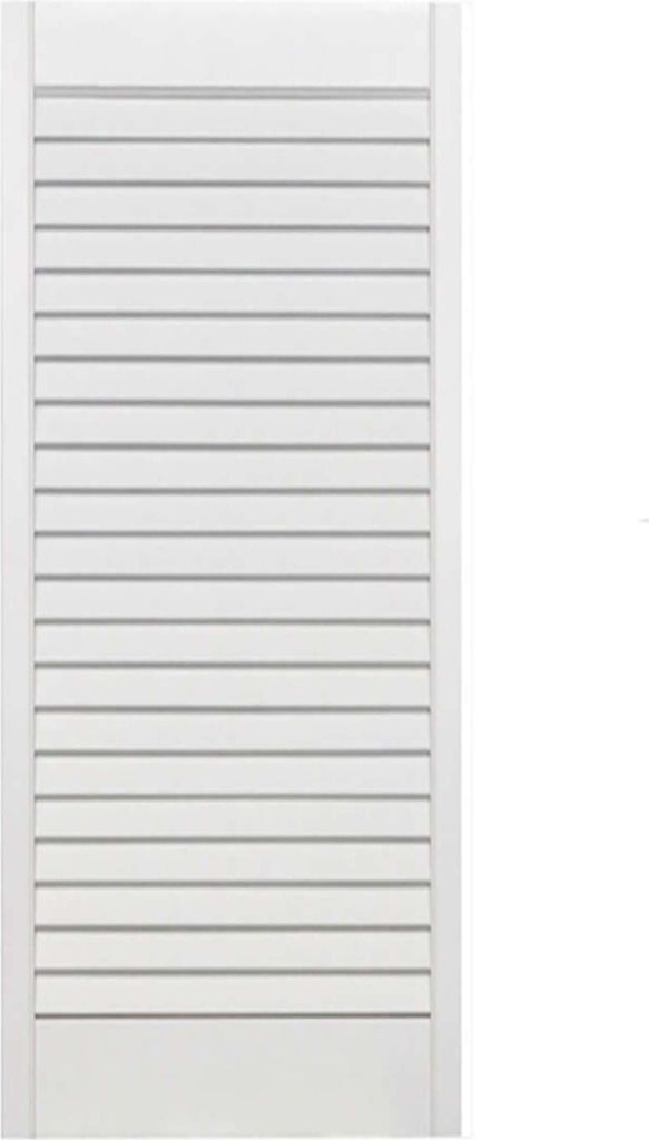 ben+camilla.com offene Lamellentür 72x29,4cm weiß PREMIUM LACKIERT Massivholz Kiefer