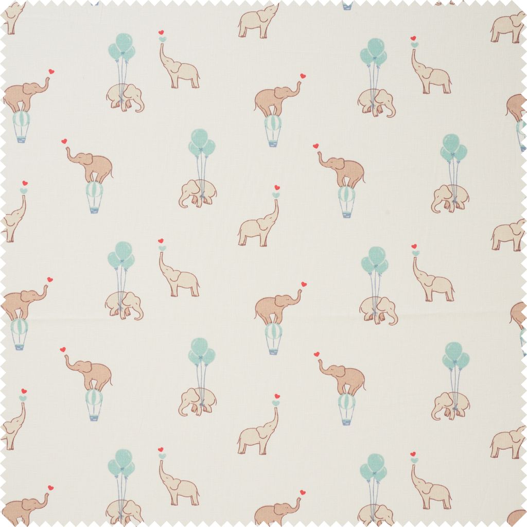 VBS Baumwollstoff Flying Ephants 150 cm breit Meterware