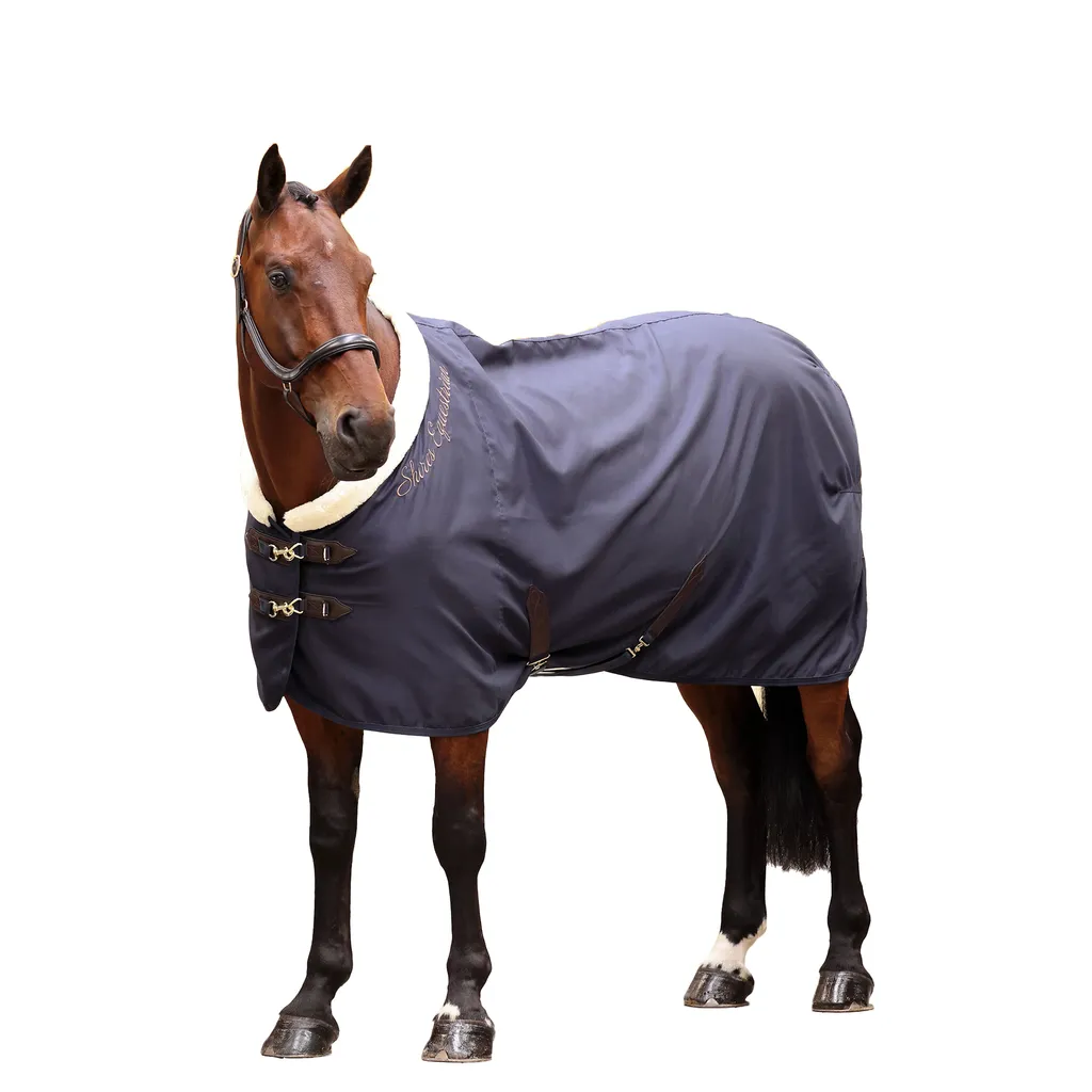 Coperta Shires ER1904 Deluxe Navy 175cm | Protezione Trasporto Cavalli