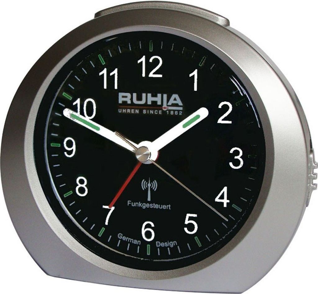 UMR RUHLA Funkwecker 258-1, analog, mit Licht, Crescendo, Produktbild 