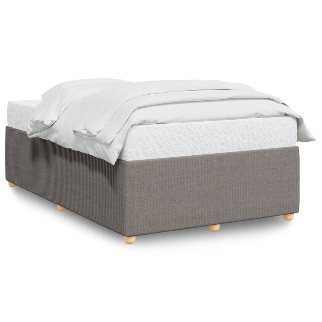 "SALE 2026"Bettgestell/Doppelbett ️Hochwertiges - Polsterbett Erwachsene/r /Kind - ohne Matratze - Taupe 120x190cm Stoff - Klassische Betten DEM...