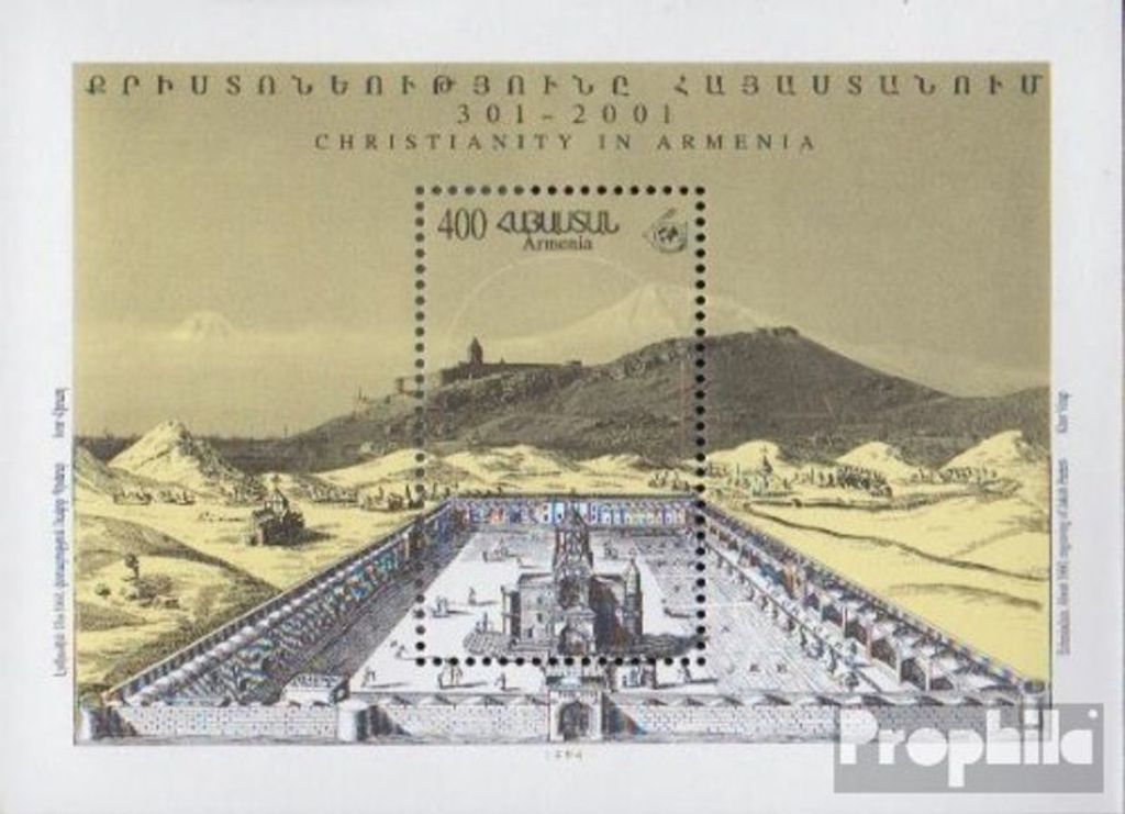 Briefmarken Armenien 1995 Mi Block4 (kompl.Ausg.) postfrisch Christentum