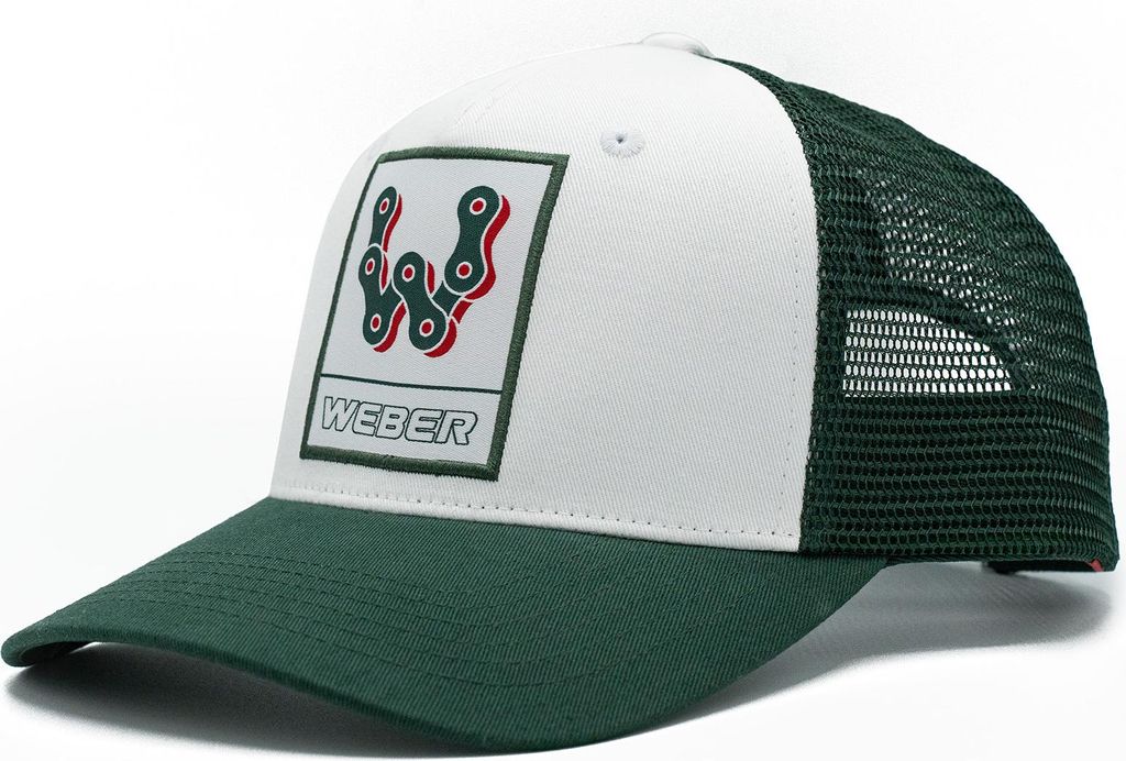Weber #Werkeholics Mesh Baseball Cap grün/weiß