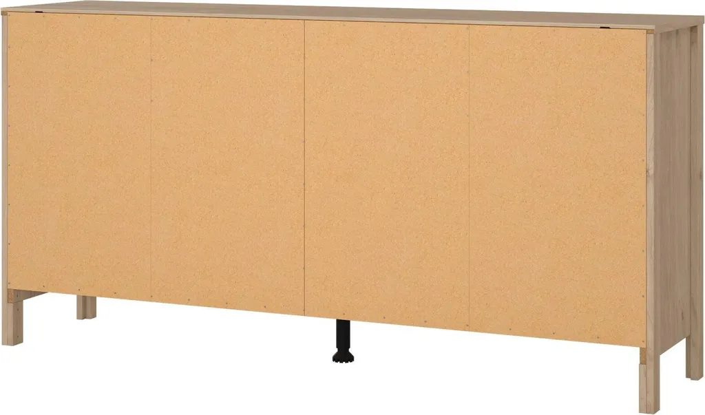 Commode de Salon en Chêne Marron Kovsova : Commode Design 8 Tiroirs - 6
