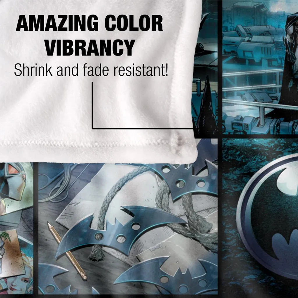 Batman Couverture Batcave TV18690 Plaid Multicolore Taille Unique