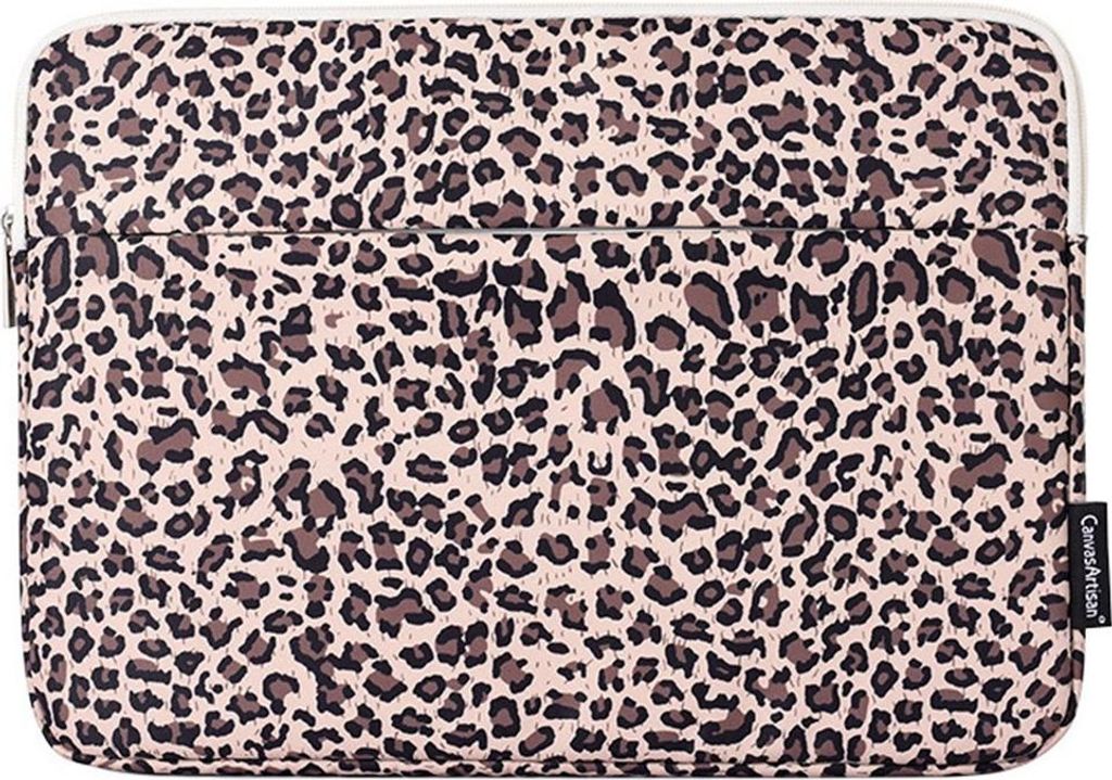 Canvas Artisan Laptop-Hülle 15 Zoll - Leopard