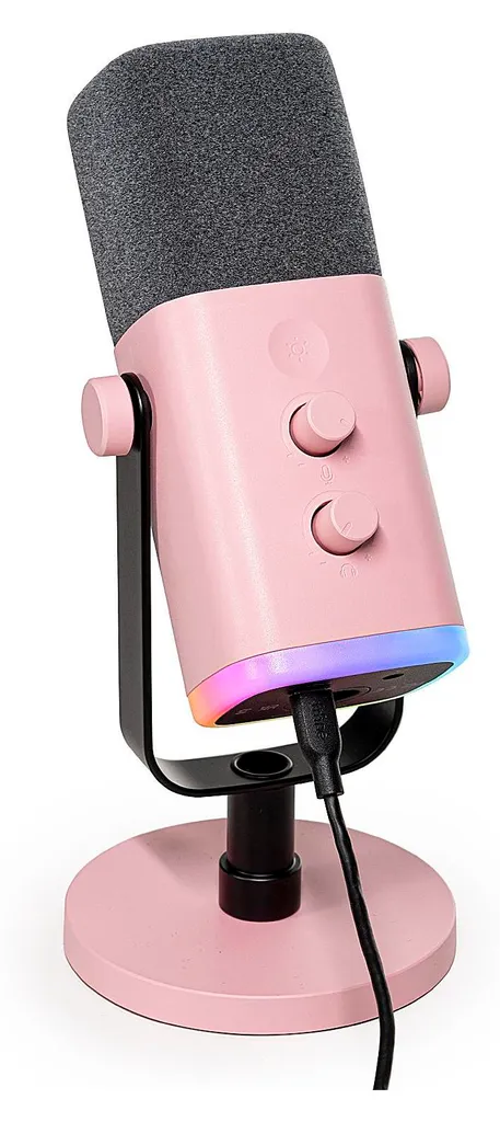 Microphone Dynamique Gaming Rose FIFINE AM8 avec Éclairage RGB Intégré