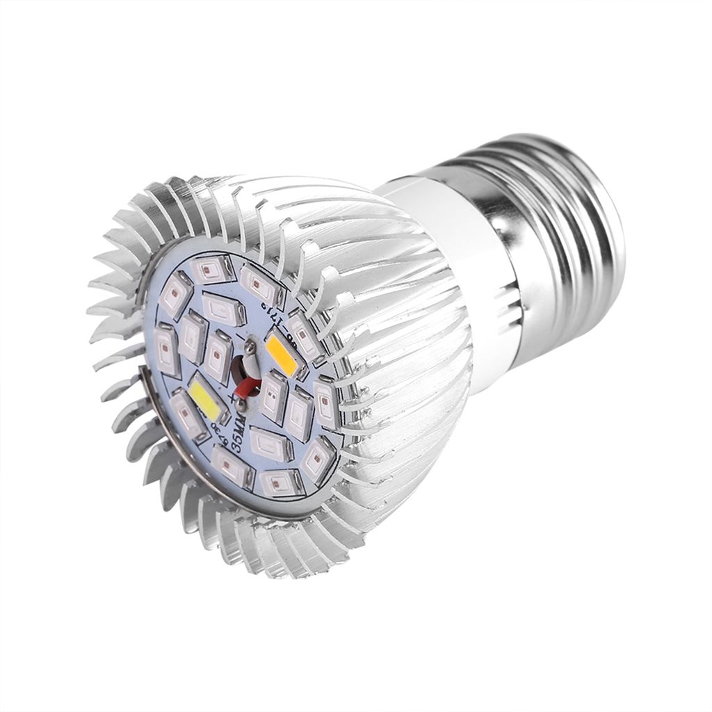Vollspektrum 85-265V 18W 18 LED Pflanzenlampe für Blumen und Hydrokultur (E27)