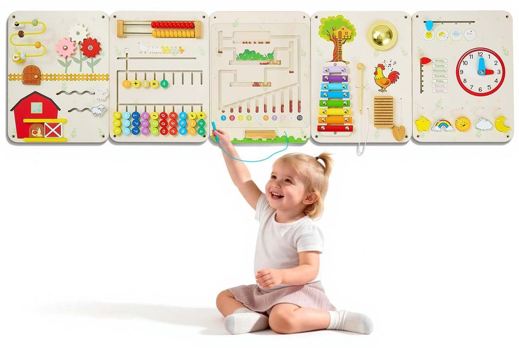 VEVOR, Tavola sensoriale Montessori multifunzione 16-in-1, Immagine del prodotto 