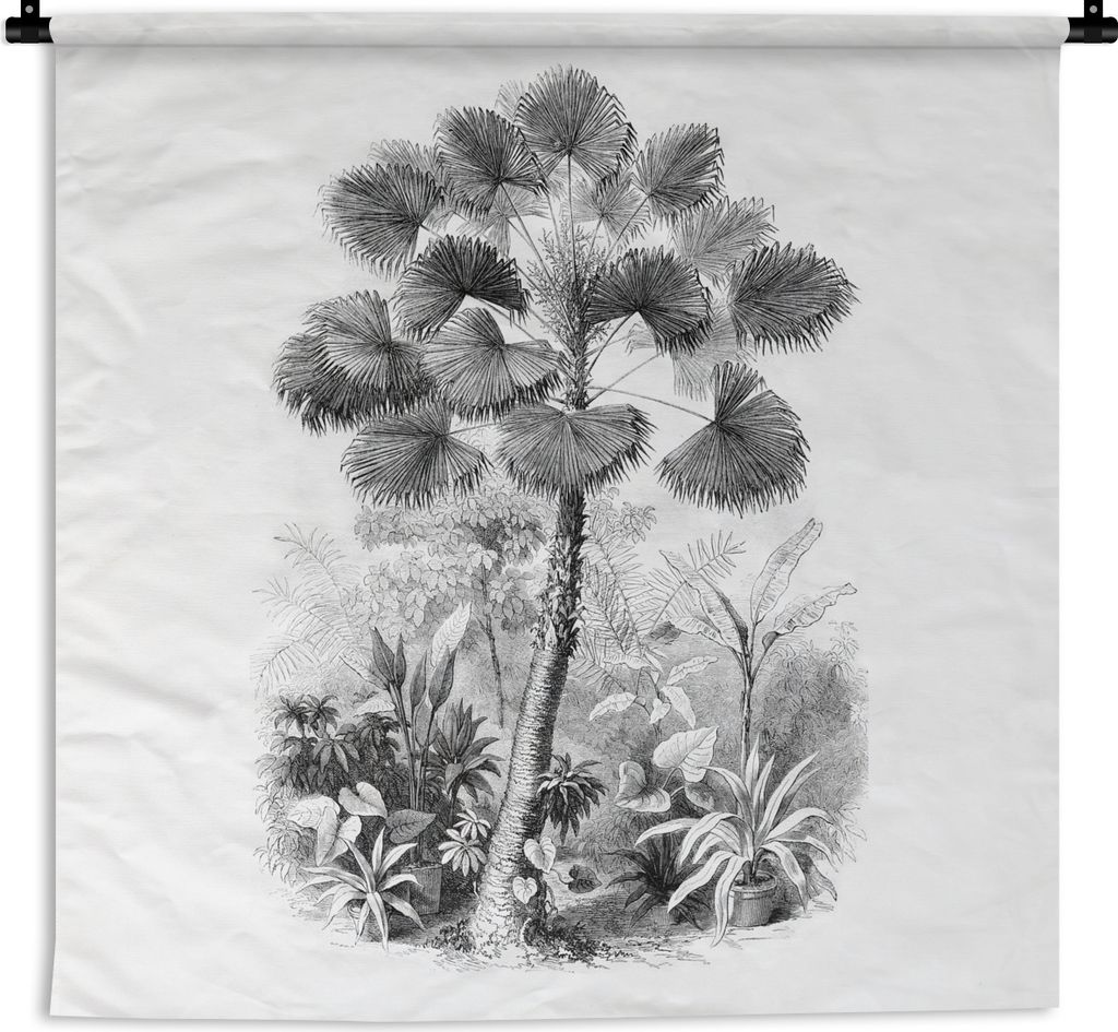 MuchoWow Wandteppich Wandbehang Design - Natur - Baum 150x150 cm Tapisserie Dekoration Wandtuch - Wohnaccessoires - Modernes