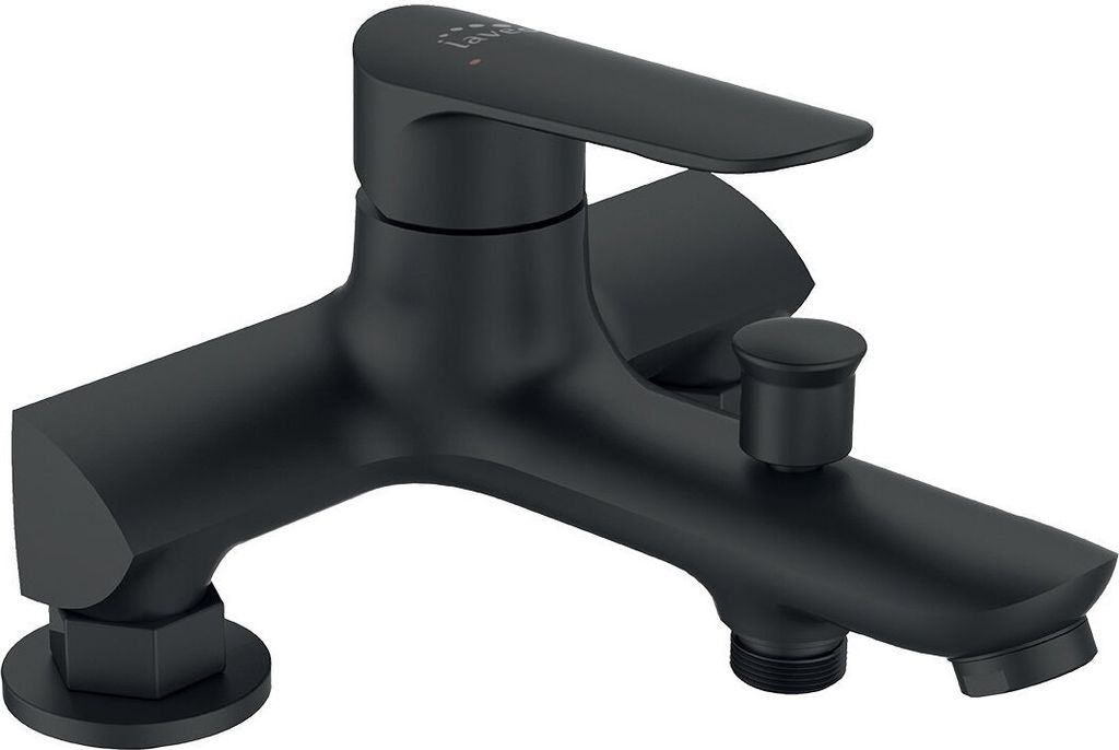 Appia Standbatterie Ohne Kit Dusche, Schwarz