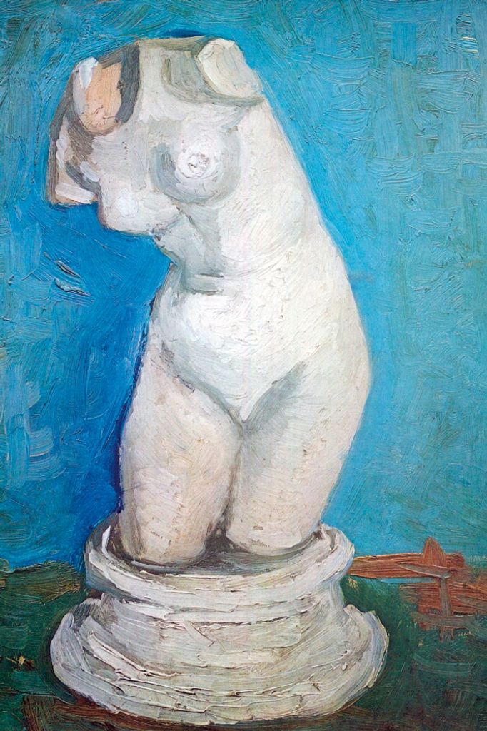 Vincent Van Gogh Kunstdruck Bild - Gips-Statuette Eines Weiblichen Torsos, 1887 (120 x 80 cm)