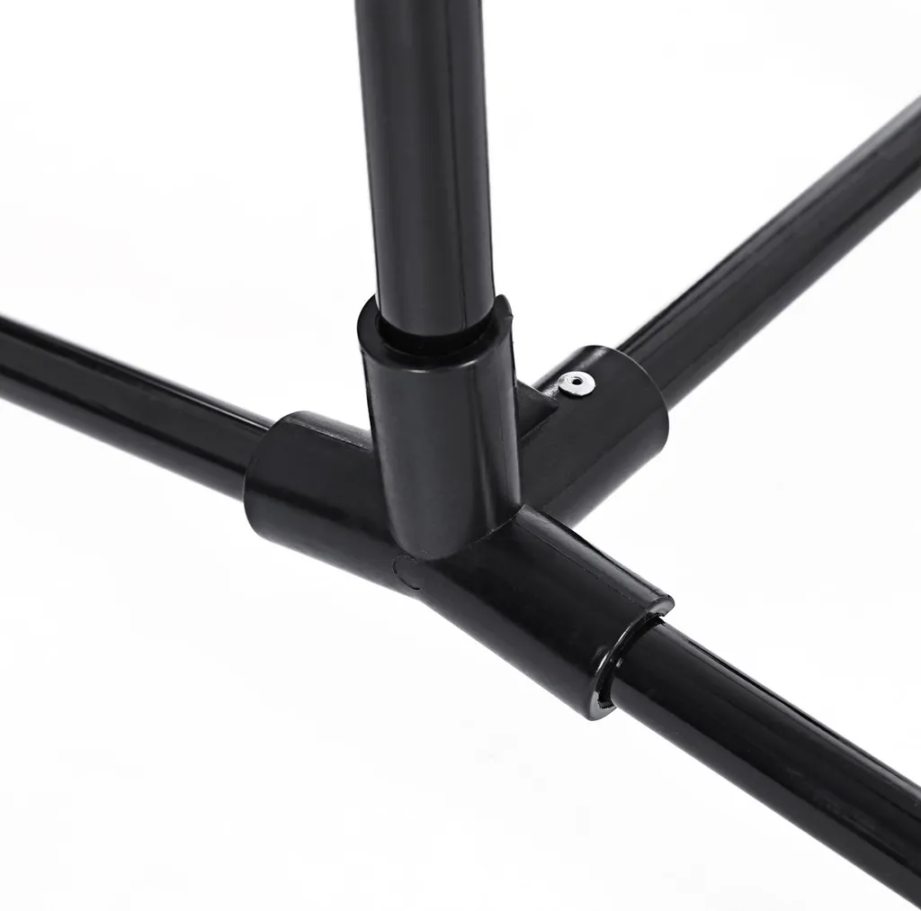 Filet de badminton portable noir réglable avec structure en acier 3m