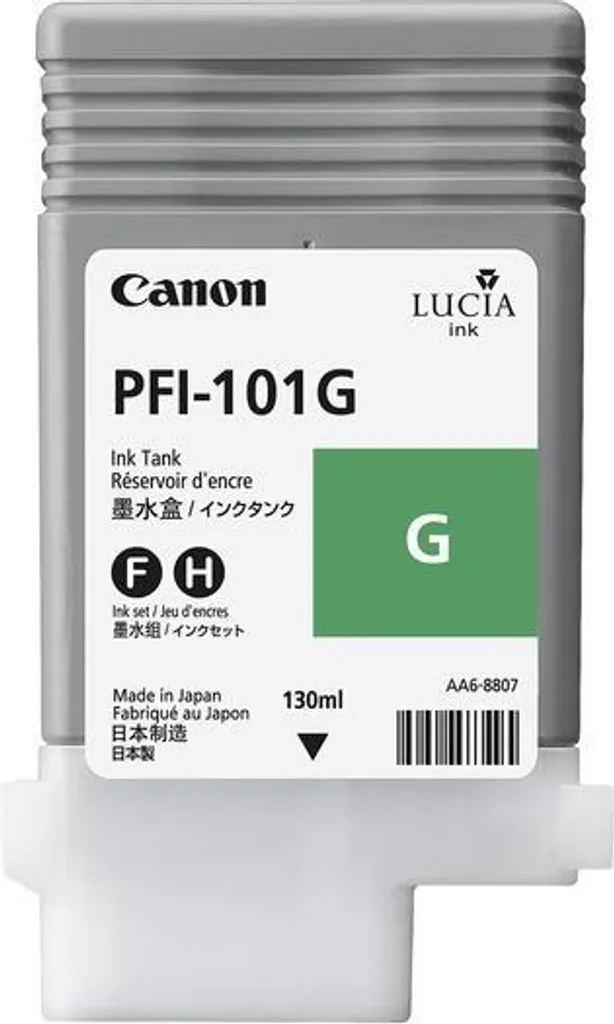 Canon PFI-101G Green: l'Inchiostro per i Creativi più Esigenti