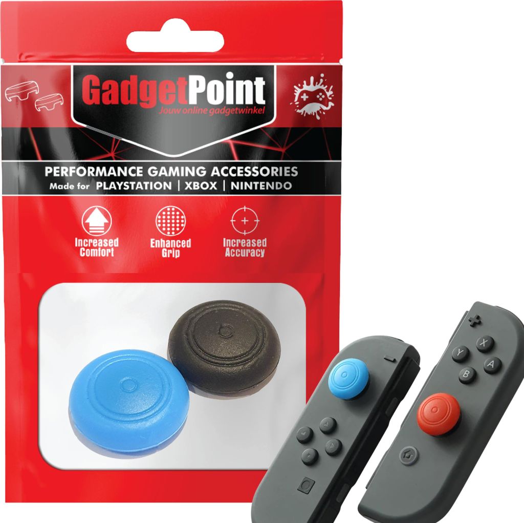 Thumbgrips - Thumb Grips voor Nintendo Switch Joy-Con Controllers - Gaming Thumbgrips - Performance Anti-Slip Thumbsticks - Bescherming Accessoires...