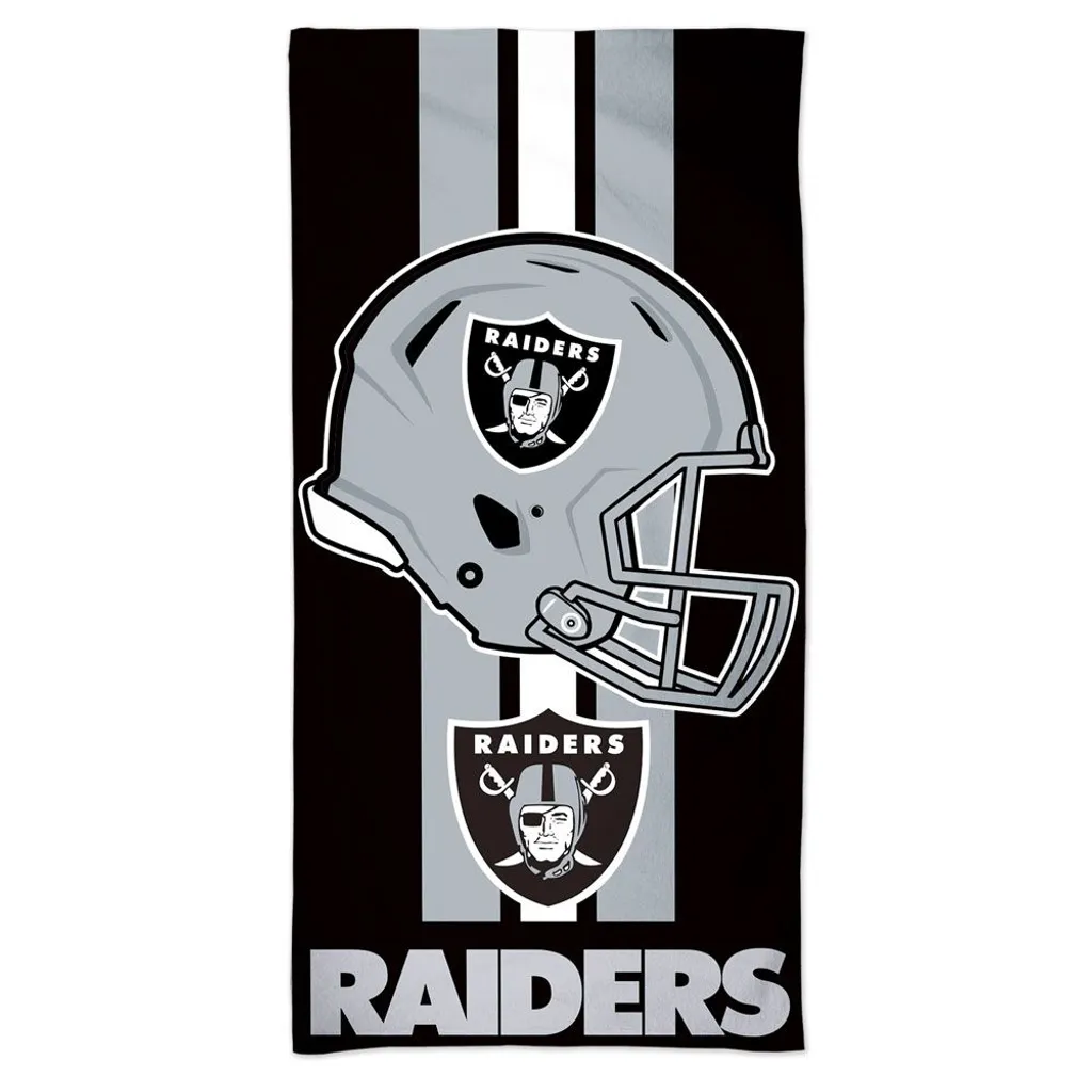 Telo Mare Las Vegas Raiders 150x75 cm | WinCraft NFL Ufficiale Cotone