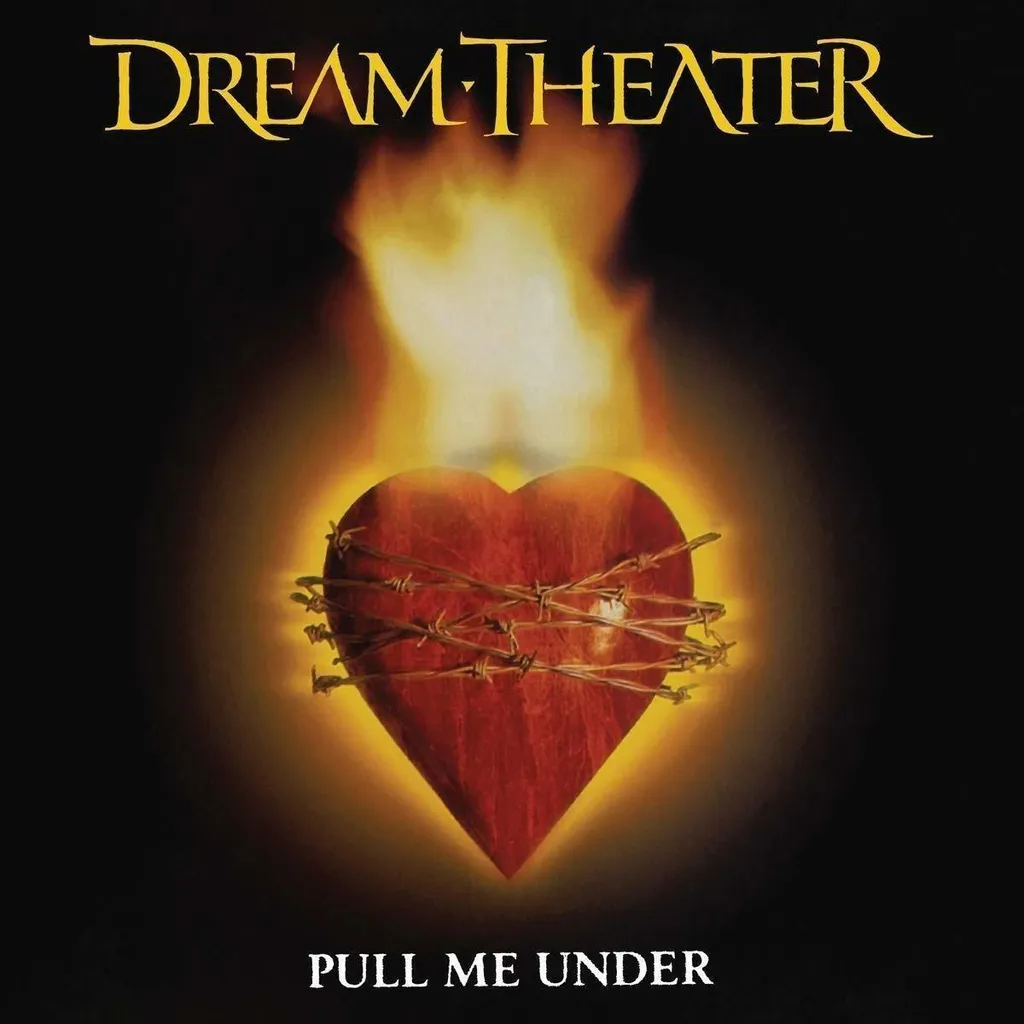 Disque Vinyle Pull Me Under Dream Theater Maxi 12" Couleur Jaune Art