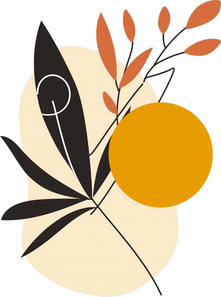 Poster 21x29,7cm Herbstliche Grazien