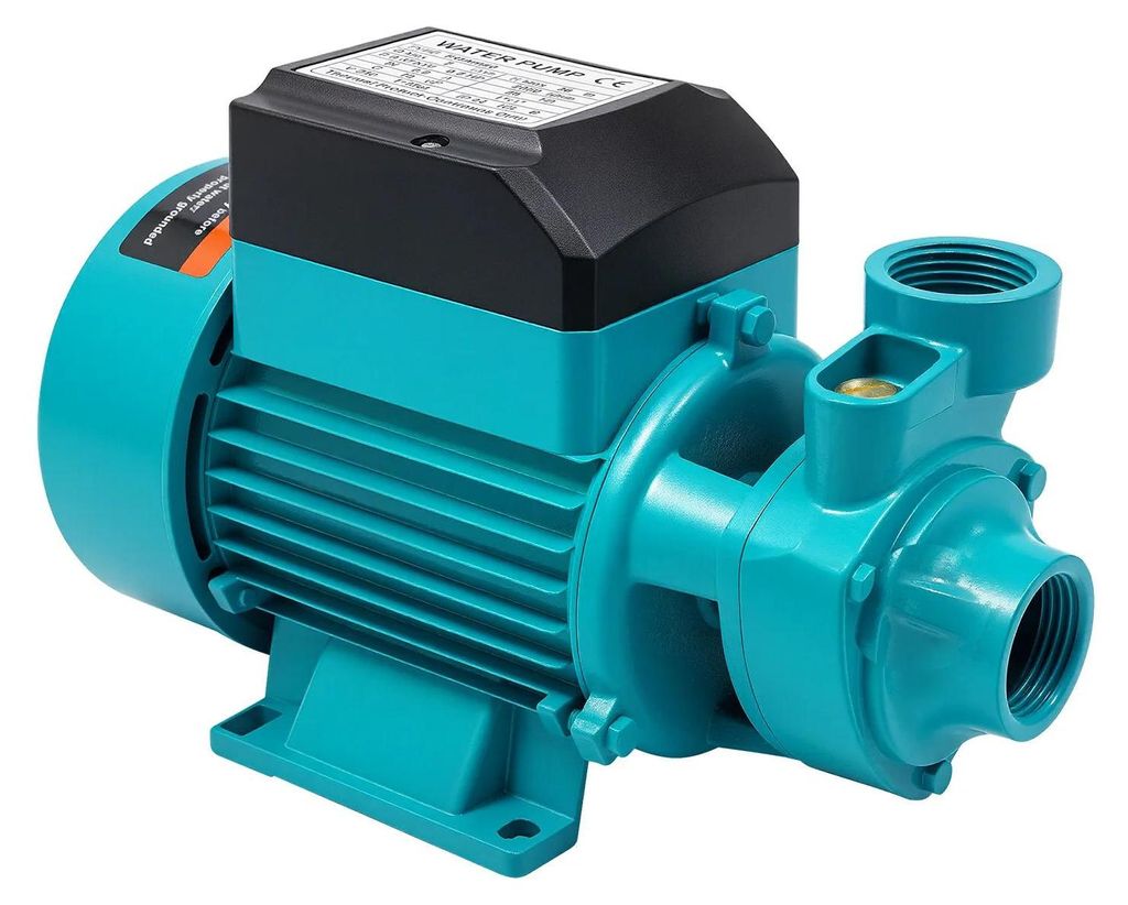 Wasserpumpe 370 W - Elektrische Wassertransfer- und Druckpumpe - 2850 U/min - Förderhöhe bis 38 m - Für Garten- und Feldbewässerung - Blau