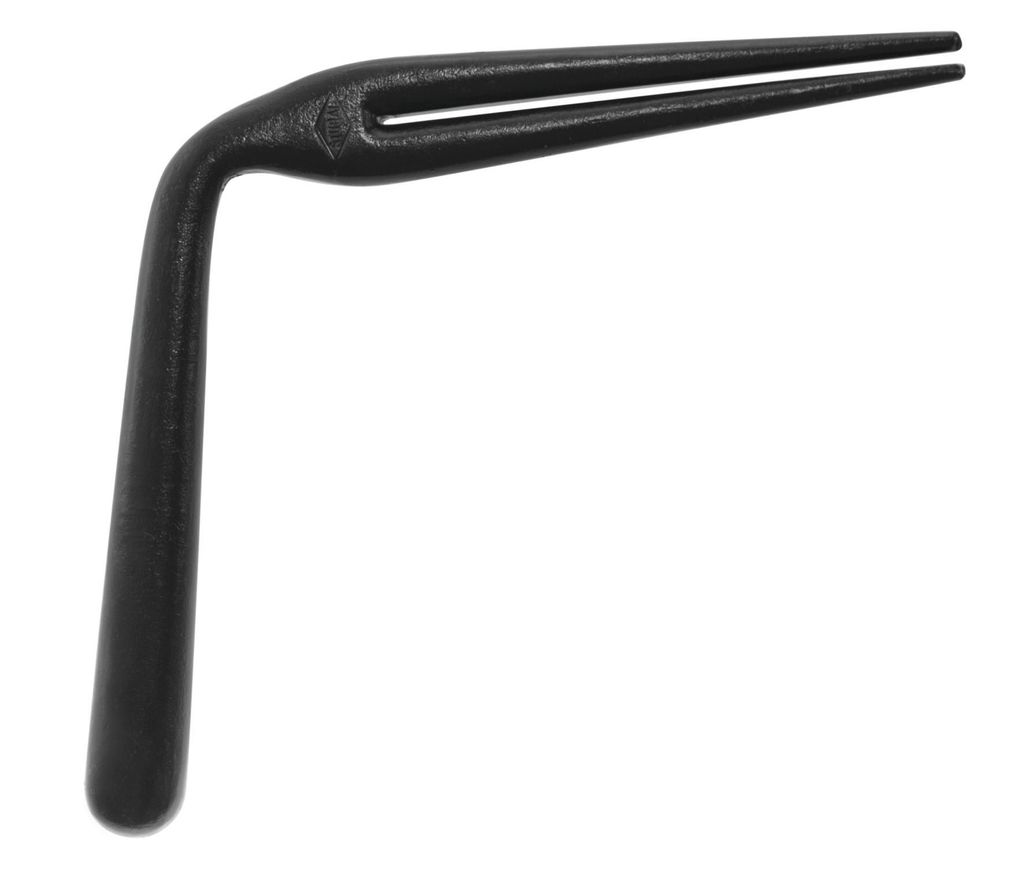 Stubai 278401 Quetsch-Falzeisen 800 g, aus Spezialstahl geschmiedet, vergütet & gehärtet, schwarz lackiert, 140 mm Breite, Profi Spengler- & Dach...