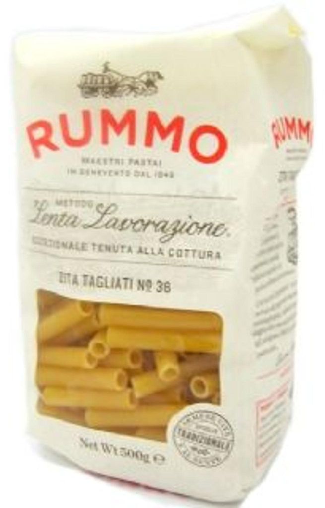 Pâtes Ziti Tagliati, numéro 36, marque Rummo, poids net : Image du produit 